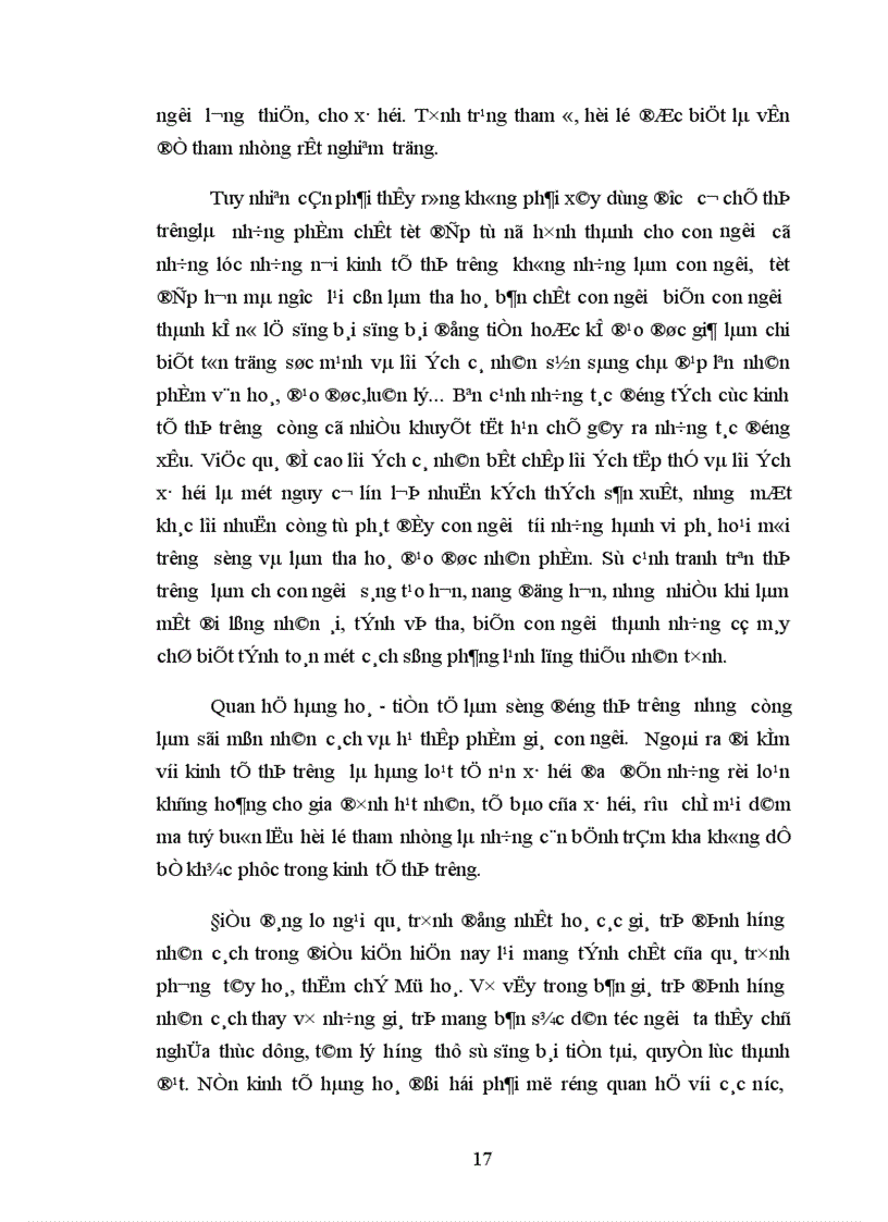 image for page Vấn đề nhân cách con người trong nền kinh tế thị trưòng hiện nay 1