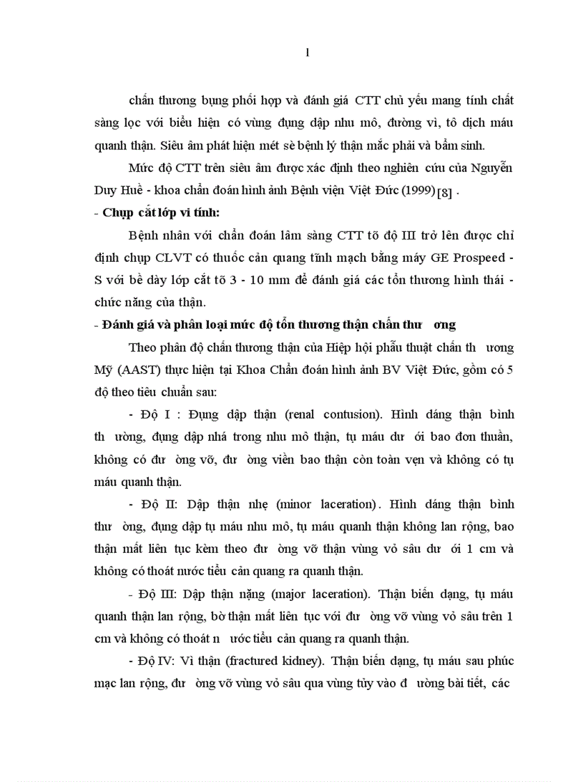 image for page Nghiên cứu đặc điểm lâm sàng cận lâm sàng và kết quả điều trị chấn thương thận không mổ tại bệnh viện Việt Đức