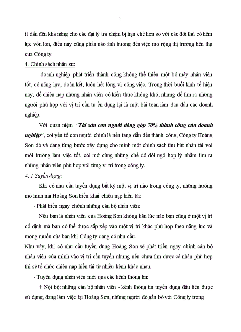image for page Hoàn thiện hệ thống kênh phân phối hàng hoá của Công ty Cổ phần Đầu tư Thương Mại Hoàng Sơn 1