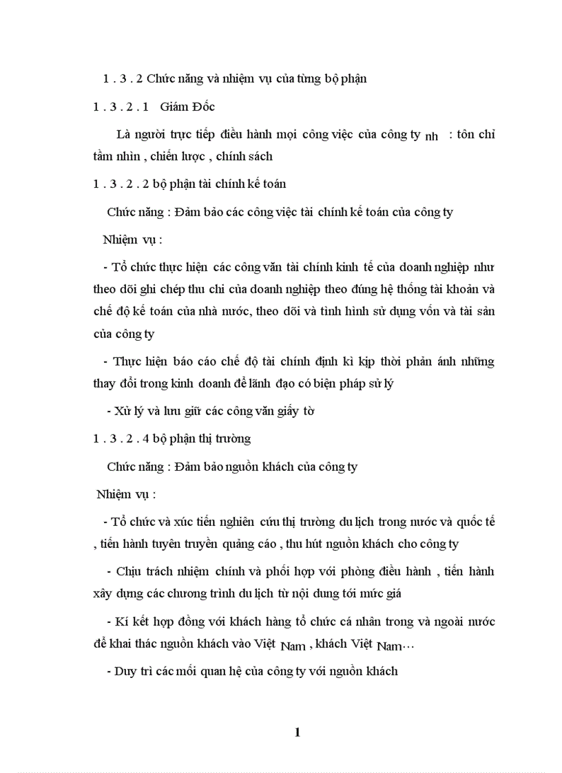 image for page Báo cáo thực tập tổng hợp tại công ty tnhh Kỳ Nghỉ Đông Dương