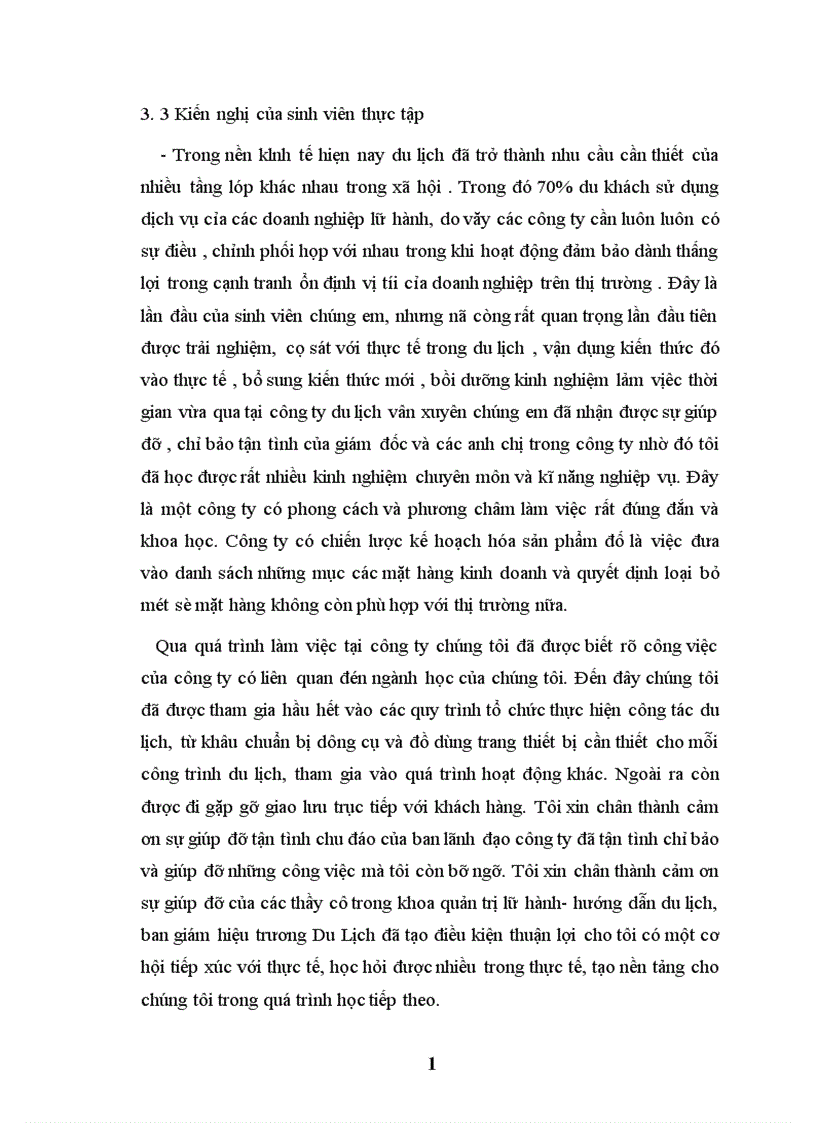 image for page Báo cáo thực tập tổng hợp tại công ty tnhh Kỳ Nghỉ Đông Dương