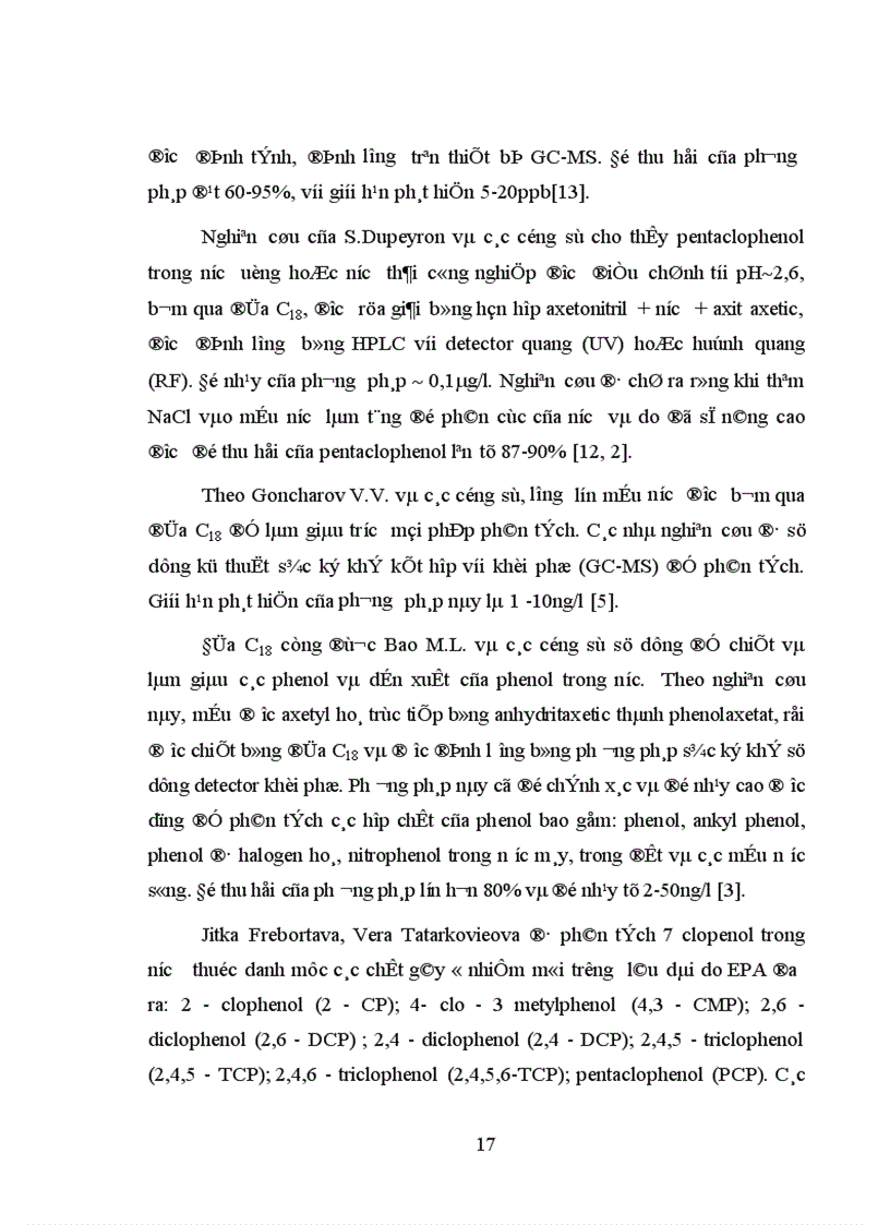 image for page Phương pháp sắc ký khí lỏng hiệu suất cao HPLC và những vấn đề cần nghiên cứu ứng dụng