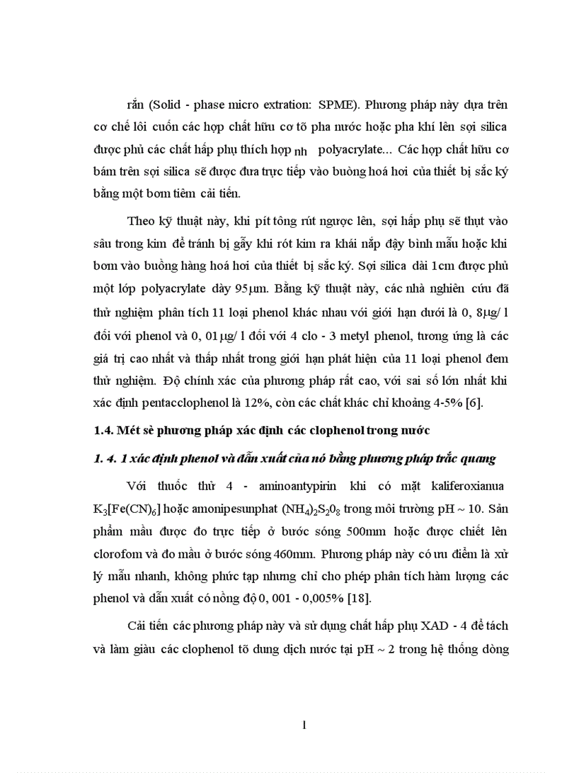 image for page Phương pháp sắc ký khí lỏng hiệu suất cao HPLC và những vấn đề cần nghiên cứu ứng dụng