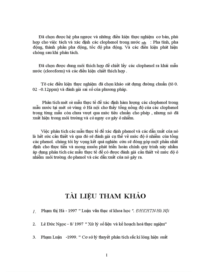 image for page Phương pháp sắc ký khí lỏng hiệu suất cao HPLC và những vấn đề cần nghiên cứu ứng dụng