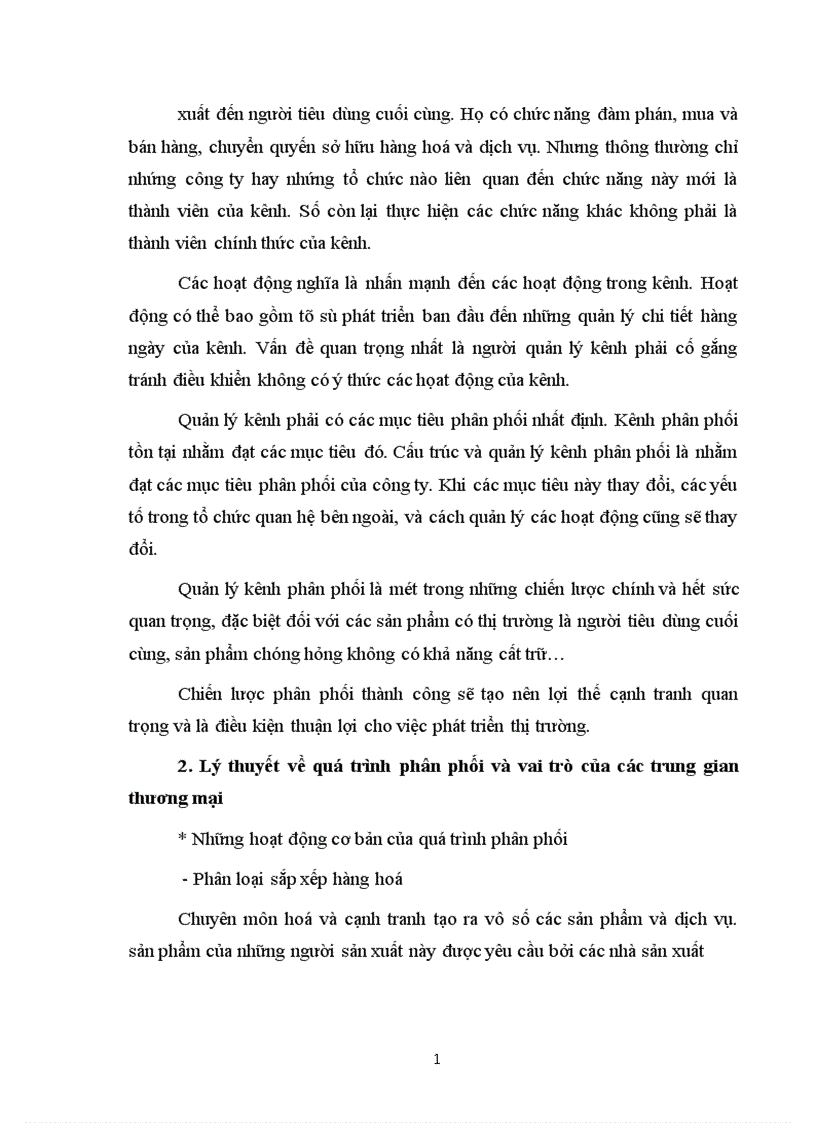 image for page Hoàn thiện hệ thống kênh phân phối nhằm duy trì và mở rộng thị trường tiêu thụ của Công ty bia Hà Nội 1