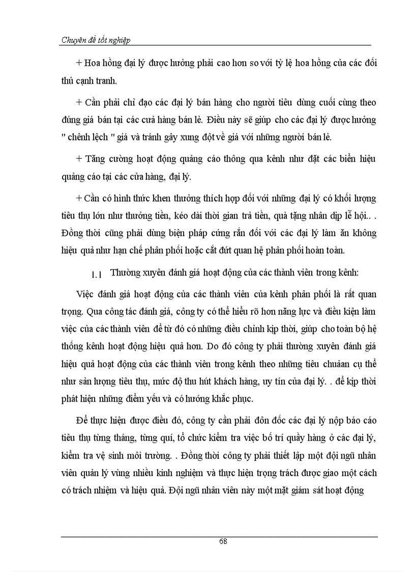 image for page Hoàn thiện hệ thống kênh phân phối nhằm duy trì và mở rộng thị trường tiêu thụ của Công ty bia Hà Nội 1
