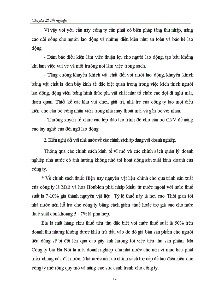 image for page Hoàn thiện hệ thống kênh phân phối nhằm duy trì và mở rộng thị trường tiêu thụ của Công ty bia Hà Nội 1
