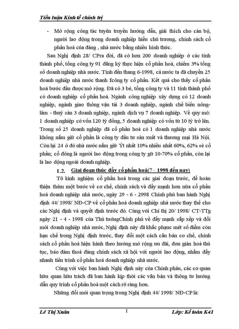 image for page Cổ phần hoá doanh nghiệp nhà nước ở Việt Nam