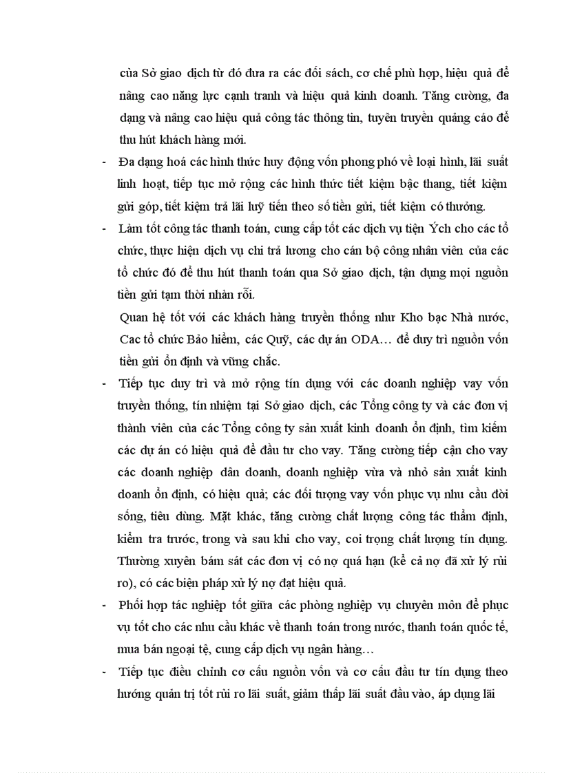 image for page Tình hình hoạt động của Sở giao dịch Ngân hàng Nông nghiệp và Phát triển Nông thôn Việt Nam