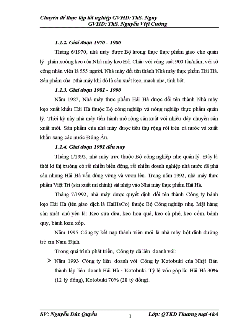 image for page Giải pháp nâng cao năng lực cạnh tranh và mở rộng thị trường tiêu thụ sản phẩm cho công ty cổ phần bánh kẹo Hải Hà 1