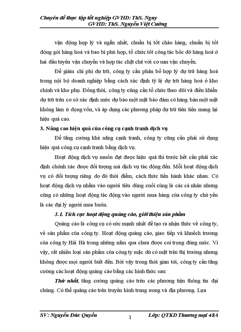 image for page Giải pháp nâng cao năng lực cạnh tranh và mở rộng thị trường tiêu thụ sản phẩm cho công ty cổ phần bánh kẹo Hải Hà 1