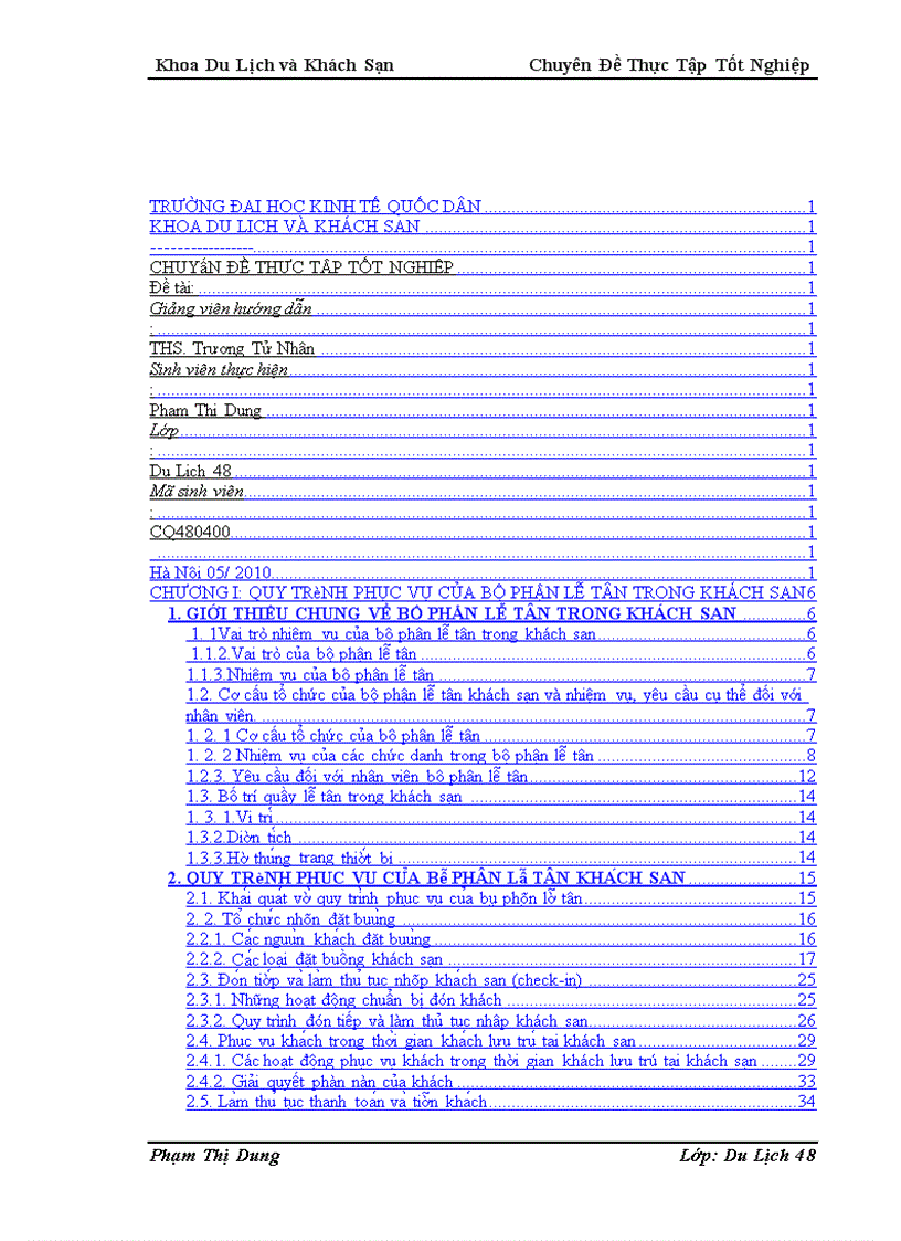 image for page Nghiên cứu quy trình phục vụ của bộ phận lễ tân khách sạn hilton hanoi opera