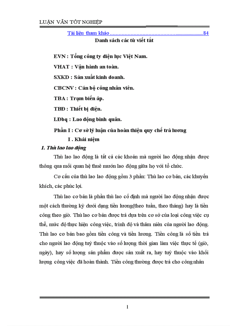 image for page Hoàn thiện quy chế trả lương ở Công ty điện lực I