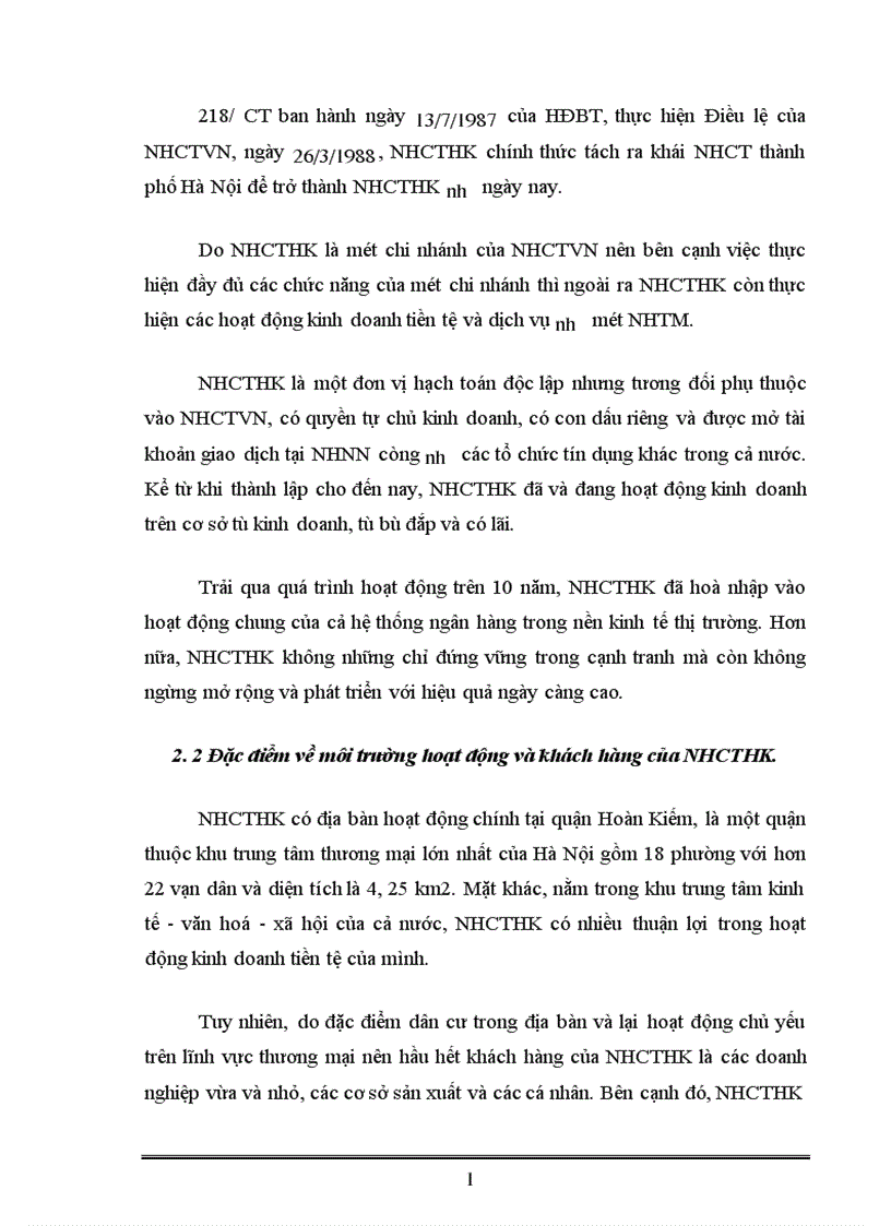 image for page Báo cáo thực tập tổng hợp tại Ngân hàng công thương Hoàn Kiếm