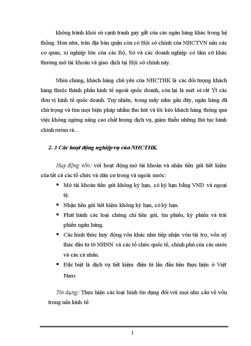 image for page Báo cáo thực tập tổng hợp tại Ngân hàng công thương Hoàn Kiếm