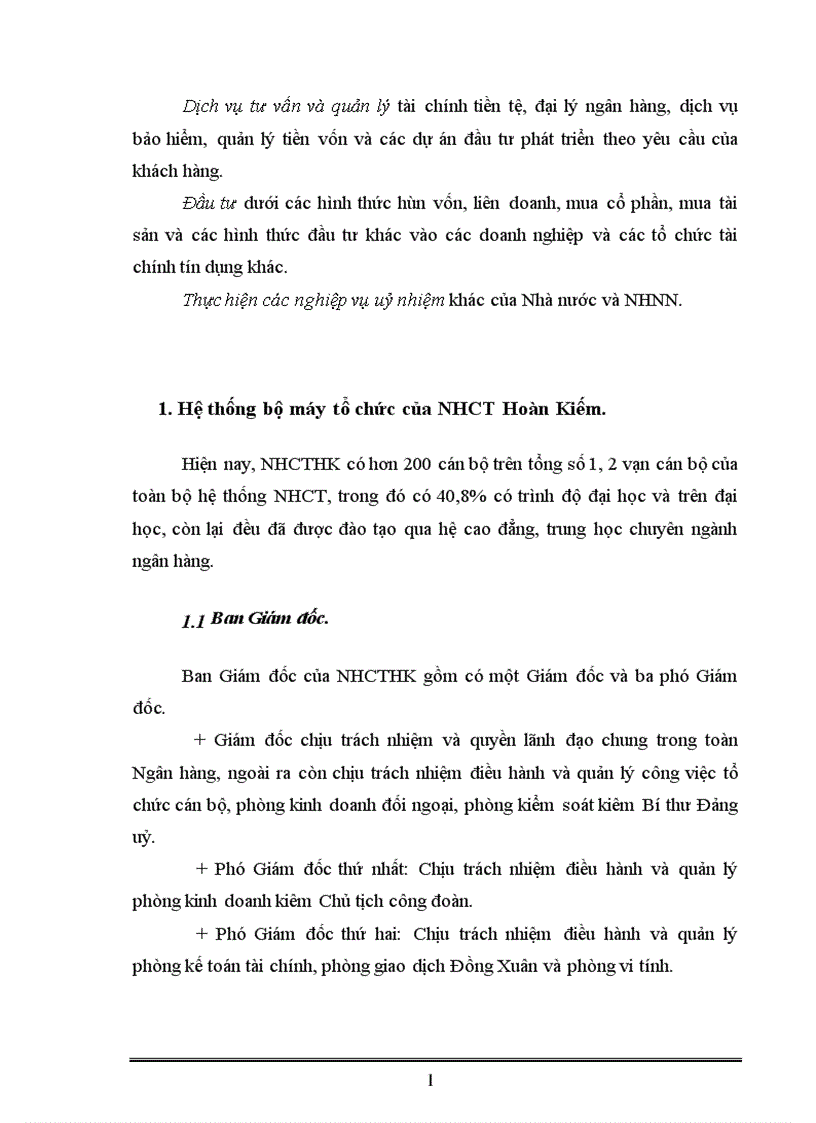 image for page Báo cáo thực tập tổng hợp tại Ngân hàng công thương Hoàn Kiếm