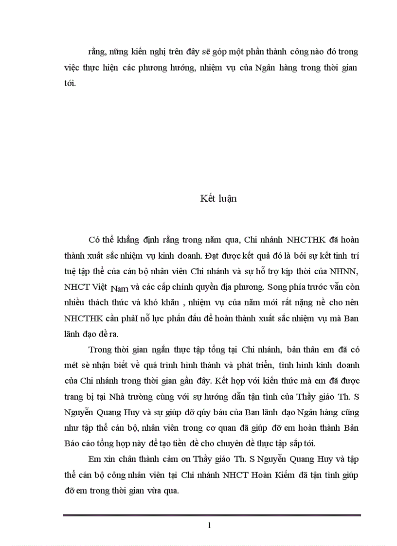 image for page Báo cáo thực tập tổng hợp tại Ngân hàng công thương Hoàn Kiếm