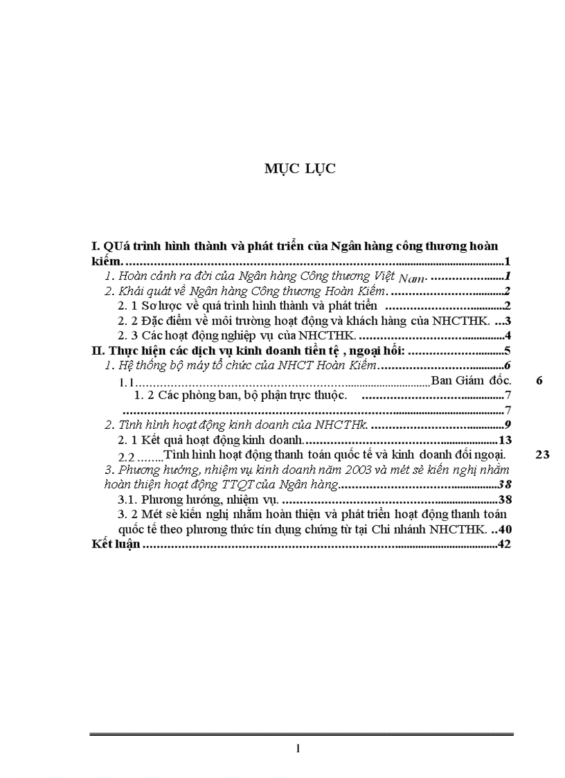 image for page Báo cáo thực tập tổng hợp tại Ngân hàng công thương Hoàn Kiếm