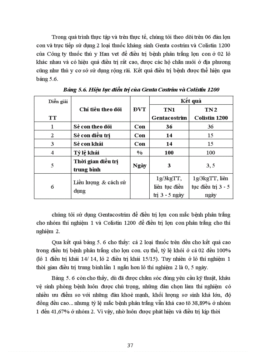 image for page Điều tra tình hình nhiễm bệnh lợn con phân trắng tại một số xã ở huyện Tam Dương tỉnh Vĩnh Phúc và một số phác đồ điều trị