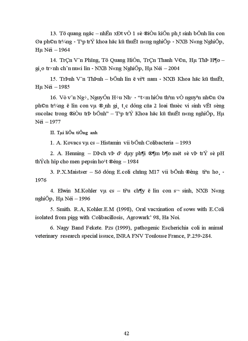 image for page Điều tra tình hình nhiễm bệnh lợn con phân trắng tại một số xã ở huyện Tam Dương tỉnh Vĩnh Phúc và một số phác đồ điều trị