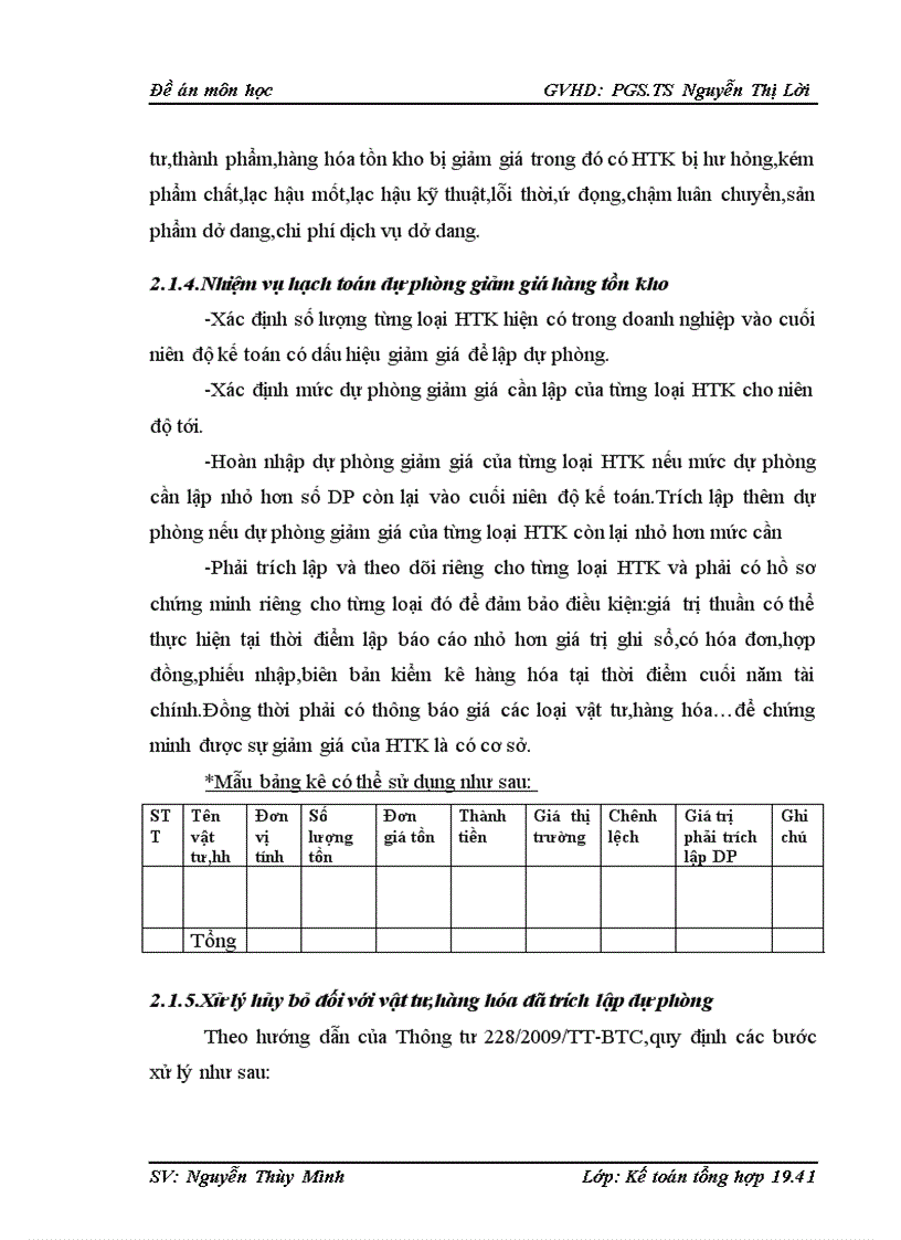 image for page Bàn về kế toán dự phòng giảm giá hàng tồn kho trong doanh nghiệp