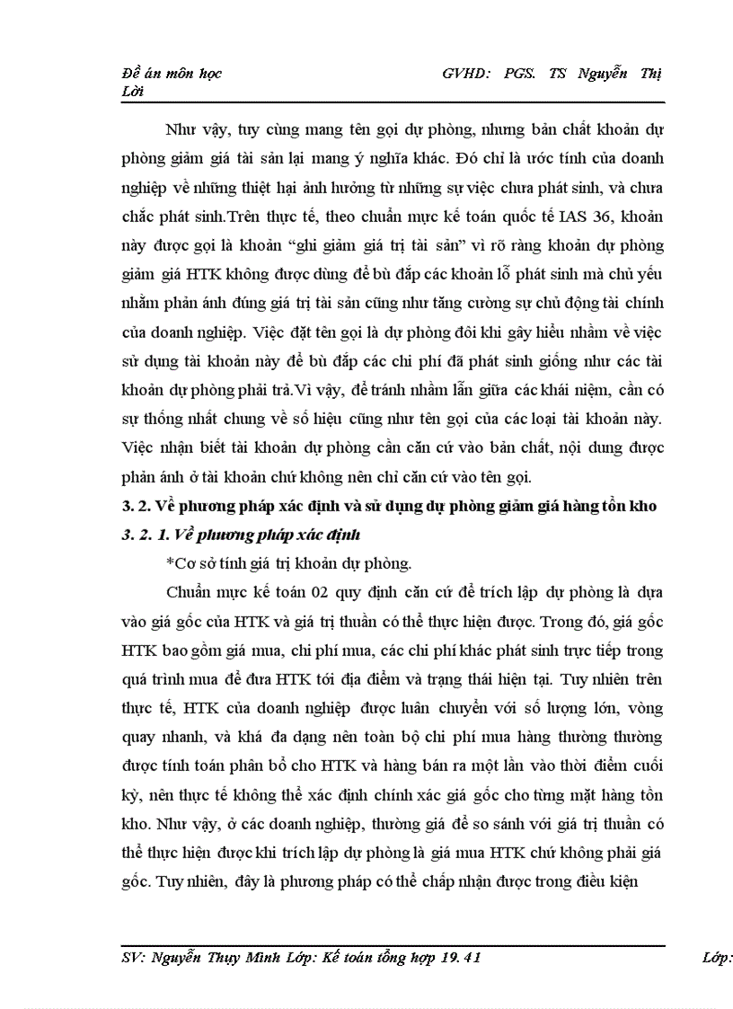 image for page Bàn về kế toán dự phòng giảm giá hàng tồn kho trong doanh nghiệp