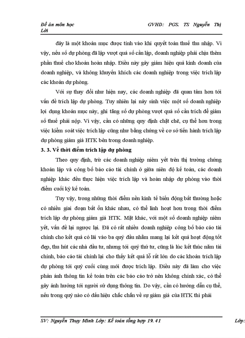 image for page Bàn về kế toán dự phòng giảm giá hàng tồn kho trong doanh nghiệp