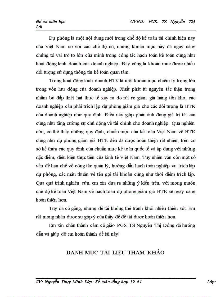 image for page Bàn về kế toán dự phòng giảm giá hàng tồn kho trong doanh nghiệp