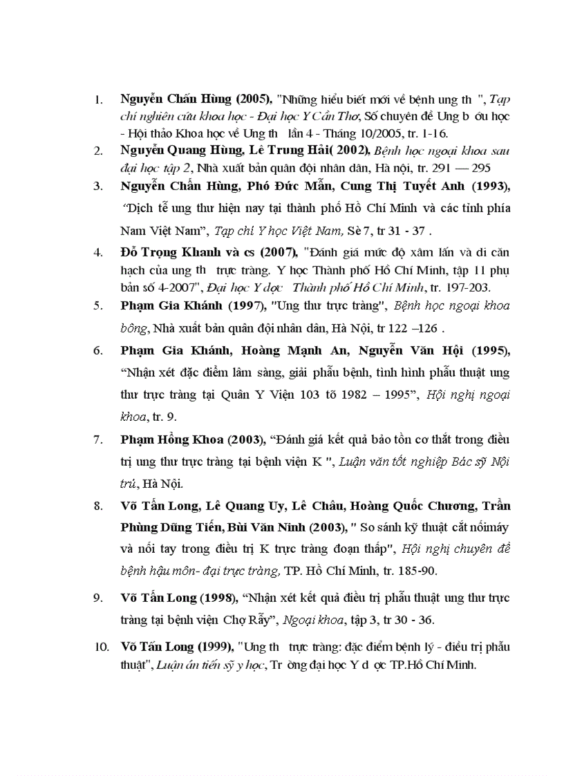 image for page Nghiên cứu giá trị của phương pháp thăm trực tràng chụp cắt lớp vi tính chụp cộng hưởng từ trong xác định mức xâm lấn ung thư biểu mô trực tràng được phẫu thuật triệt căn