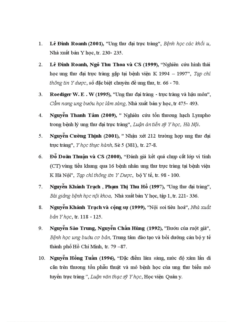 image for page Nghiên cứu giá trị của phương pháp thăm trực tràng chụp cắt lớp vi tính chụp cộng hưởng từ trong xác định mức xâm lấn ung thư biểu mô trực tràng được phẫu thuật triệt căn