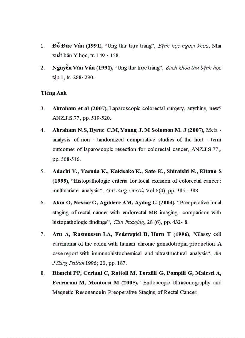 image for page Nghiên cứu giá trị của phương pháp thăm trực tràng chụp cắt lớp vi tính chụp cộng hưởng từ trong xác định mức xâm lấn ung thư biểu mô trực tràng được phẫu thuật triệt căn