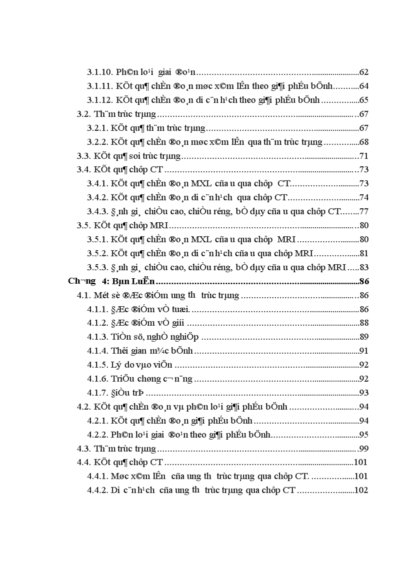 image for page Nghiên cứu giá trị của phương pháp thăm trực tràng chụp cắt lớp vi tính chụp cộng hưởng từ trong xác định mức xâm lấn ung thư biểu mô trực tràng được phẫu thuật triệt căn