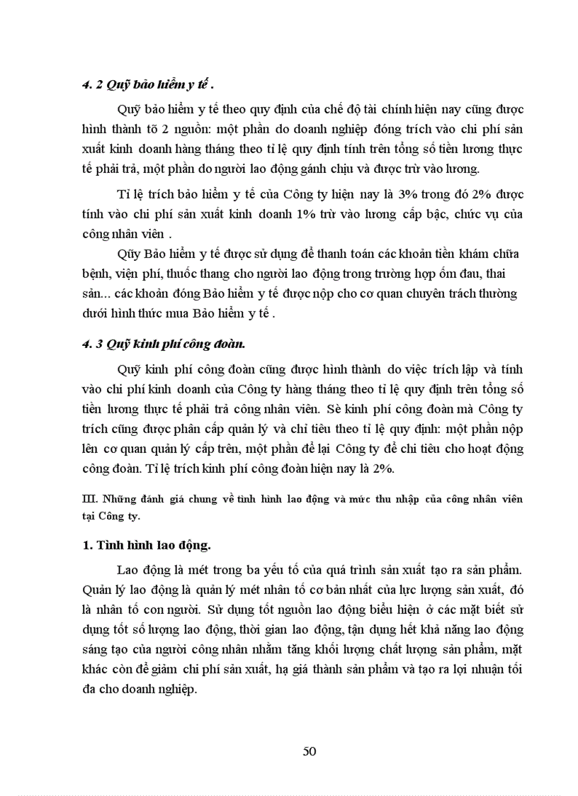 image for page Tổ chức quản lý sử dụng lao động và tiền lương trong công ty Dệt May Hà Nội