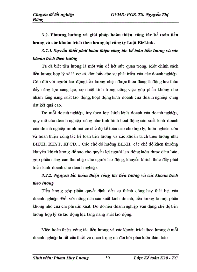 image for page Hoàn thiện công tác kế toán tiền lương và các khoản trích theo lương tại công ty Luật BizLink