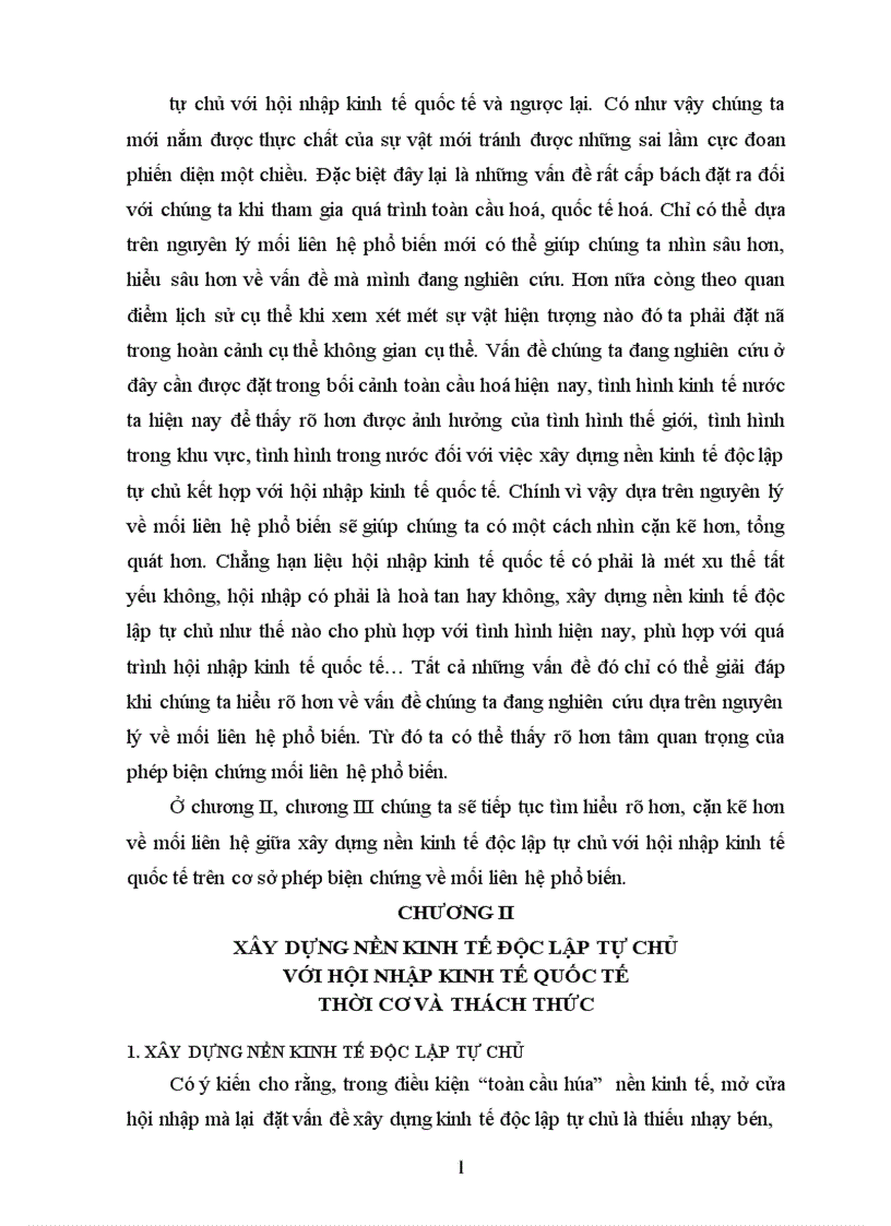 image for page Xây dựng nền kinh tế độc lập tự chủ với hội nhập kinh tế quốc tế Thời cơ và thách thức 1