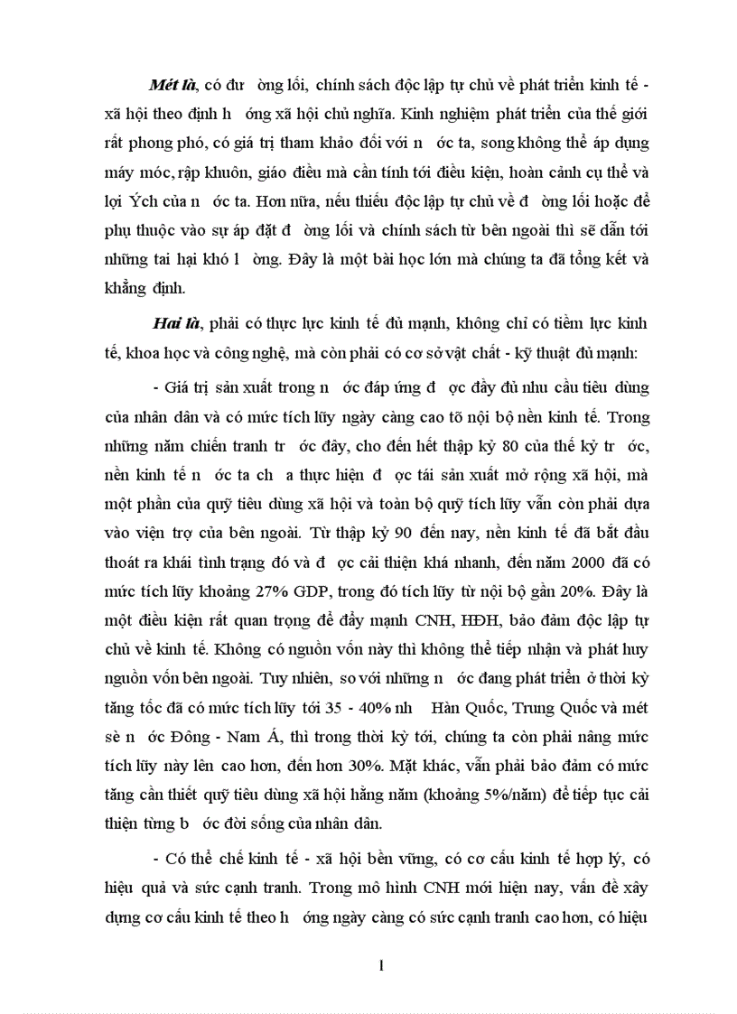 image for page Xây dựng nền kinh tế độc lập tự chủ với hội nhập kinh tế quốc tế Thời cơ và thách thức 1
