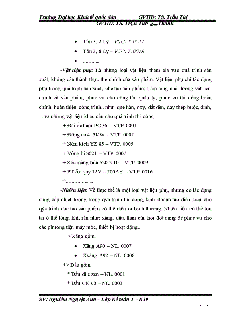 image for page Kế toán nguyên vật liệu ở Công ty Cổ Phần Xây dựng số 9 Thăng Long