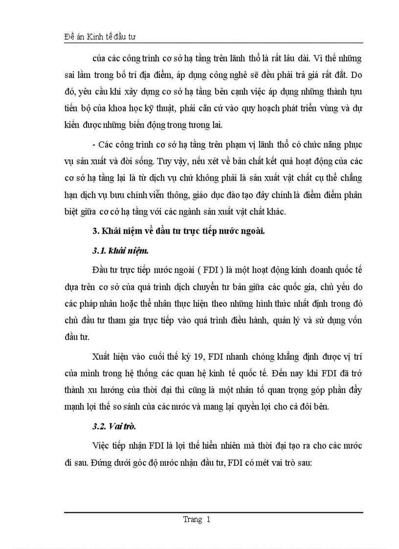 image for page Thực trạng đầu tư phát triển cơ sở hạ tầng kỹ thuật ở Việt Nam trong thời gian qua và một số giải pháp trong thời gian tới nhằm thu hút vốn đầu tư trực tiếp nước ngoài 1