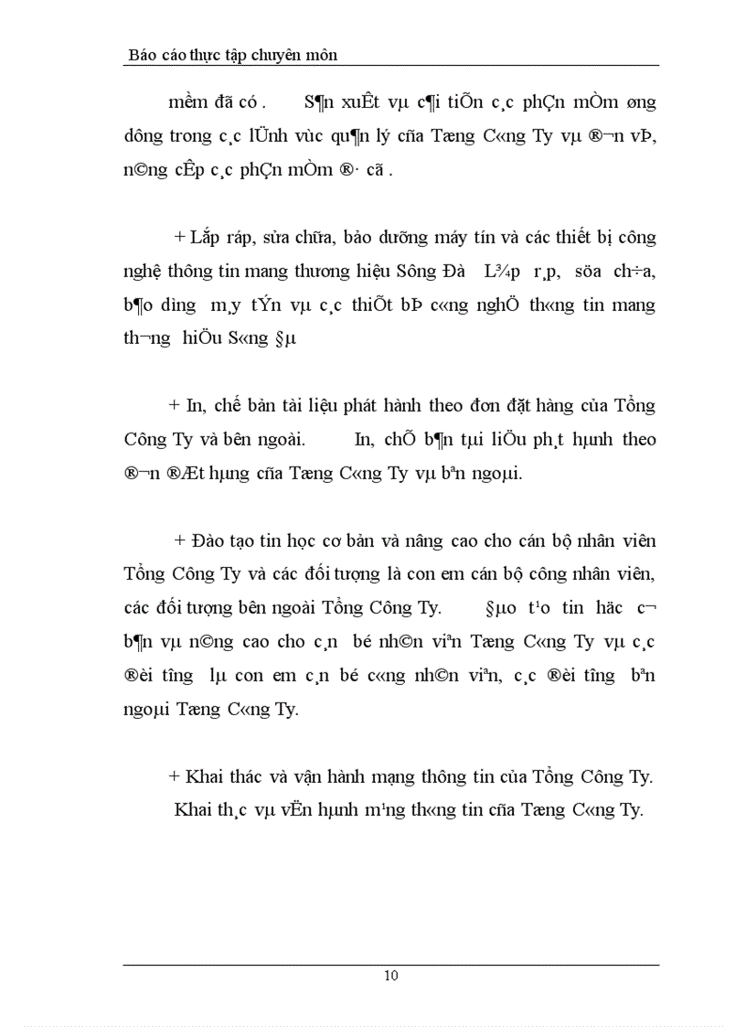 image for page Báo cáo thực tập tổng hợp tại Công Ty Cổ Phần Công Nghệ Thông Tin Sông Đà