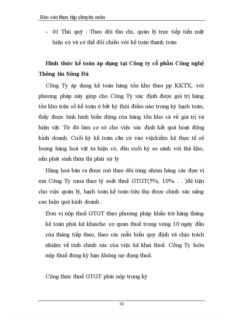 image for page Báo cáo thực tập tổng hợp tại Công Ty Cổ Phần Công Nghệ Thông Tin Sông Đà