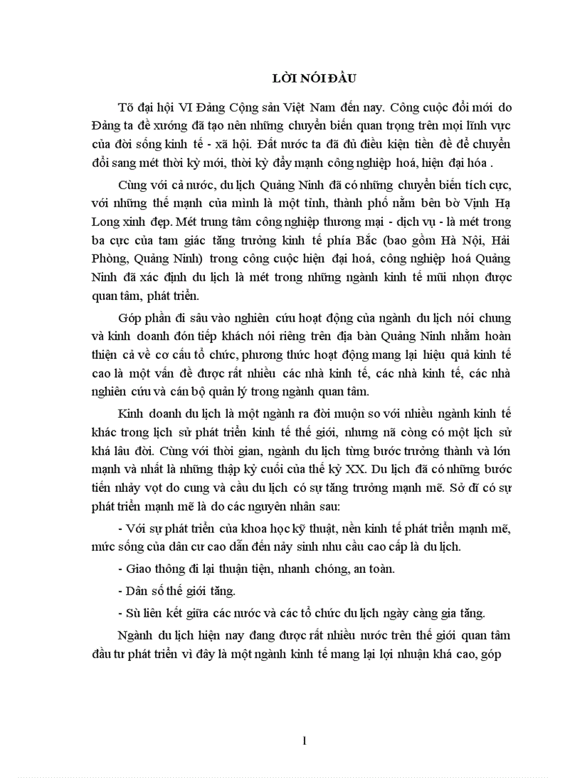 image for page Điều kiện sẵn sàng đón tiếp khách du lịch quốc tế tại Công ty Du lịch Hạ Long Thực trạng và khuyến nghị của Công ty Du lịch Hạ Long