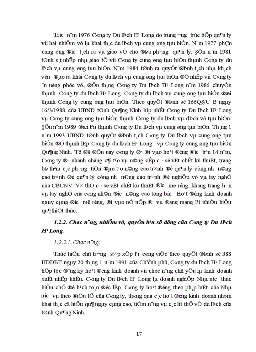 image for page Điều kiện sẵn sàng đón tiếp khách du lịch quốc tế tại Công ty Du lịch Hạ Long Thực trạng và khuyến nghị của Công ty Du lịch Hạ Long