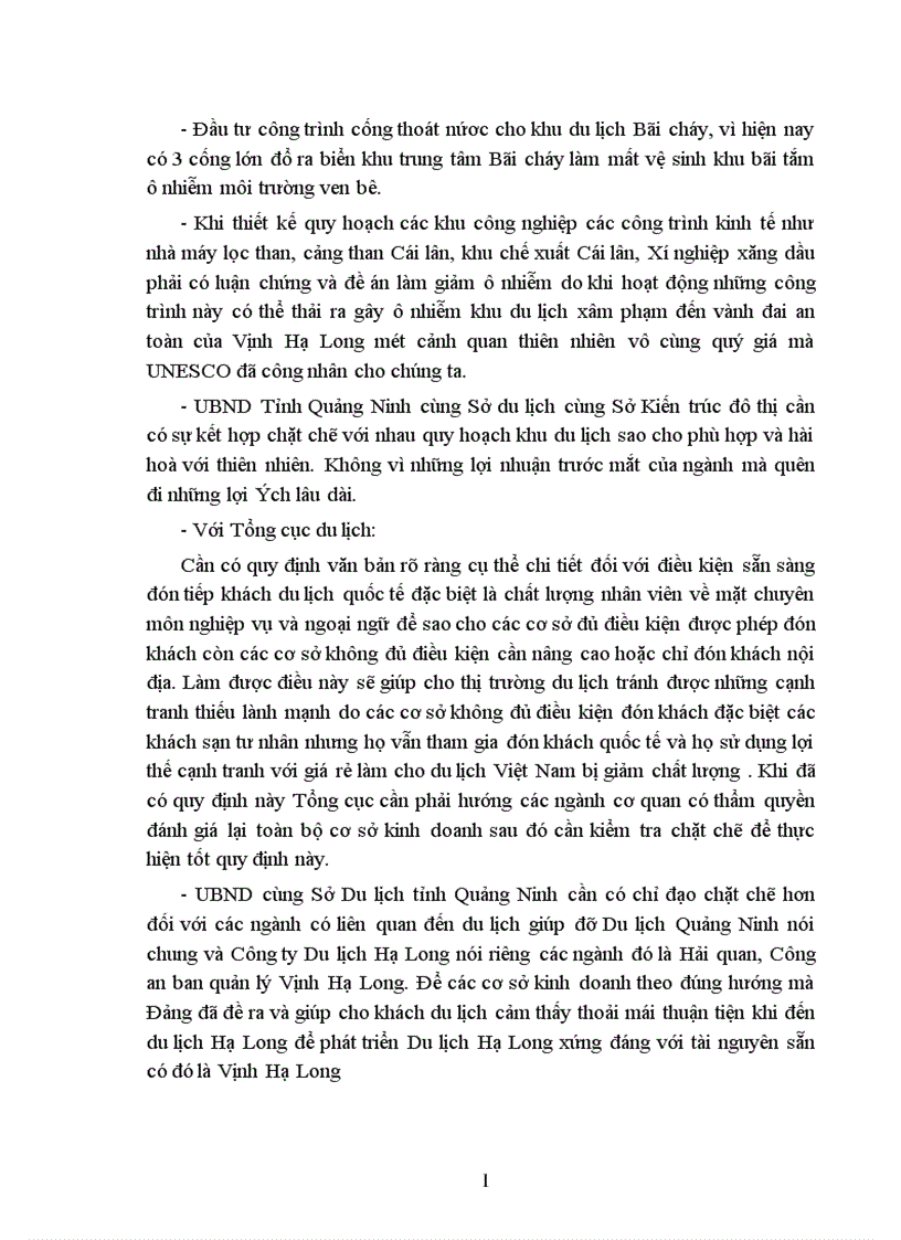 image for page Điều kiện sẵn sàng đón tiếp khách du lịch quốc tế tại Công ty Du lịch Hạ Long Thực trạng và khuyến nghị của Công ty Du lịch Hạ Long