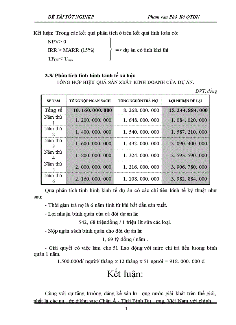image for page Lập và phân tích dự án đầu tư dây chuyền sản xuất sữa đậu nành công suất 5 5 triệu lít năm