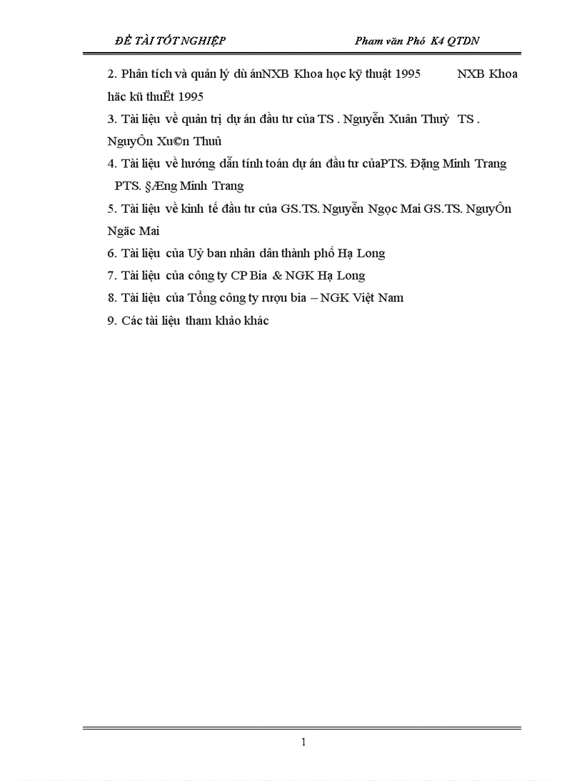 image for page Lập và phân tích dự án đầu tư dây chuyền sản xuất sữa đậu nành công suất 5 5 triệu lít năm