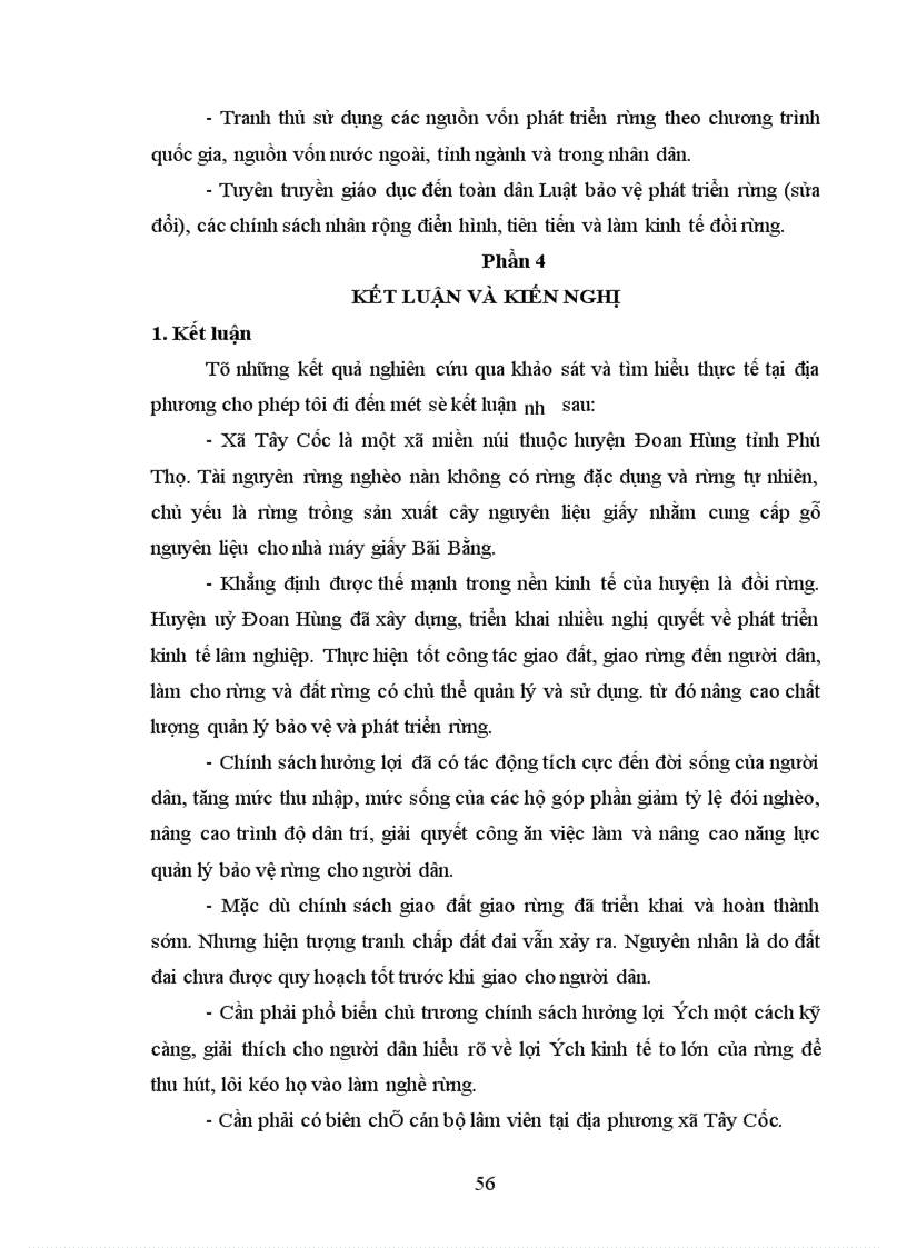 image for page Đánh giá thực trạng triển khai chính sách hưởng lợi theo Quyết định 178 2001 QĐ TTg về quyền hưởng lợi nghĩa vụ của hộ gia đình cá nhân được giao được thuê nhận khoán rừng và đất lâm nghiệp tại huyện Đoan Hùng Phú Thọ