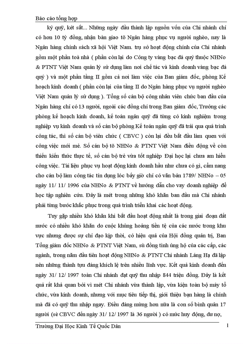 image for page Hệ thống tổ chức bộ máy và hoạt động của Chi nhánh NHNo PTNT Láng Hạ