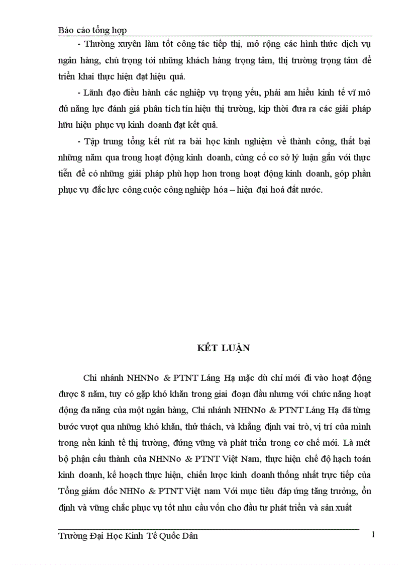 image for page Hệ thống tổ chức bộ máy và hoạt động của Chi nhánh NHNo PTNT Láng Hạ