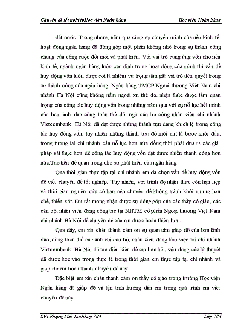 image for page Thực trạng và giải pháp tăng cường công tác huy động vốn tại Ngân hàng thương mại cổ phần Ngoại thươngViệt Nam chi nhánh Hà Nội