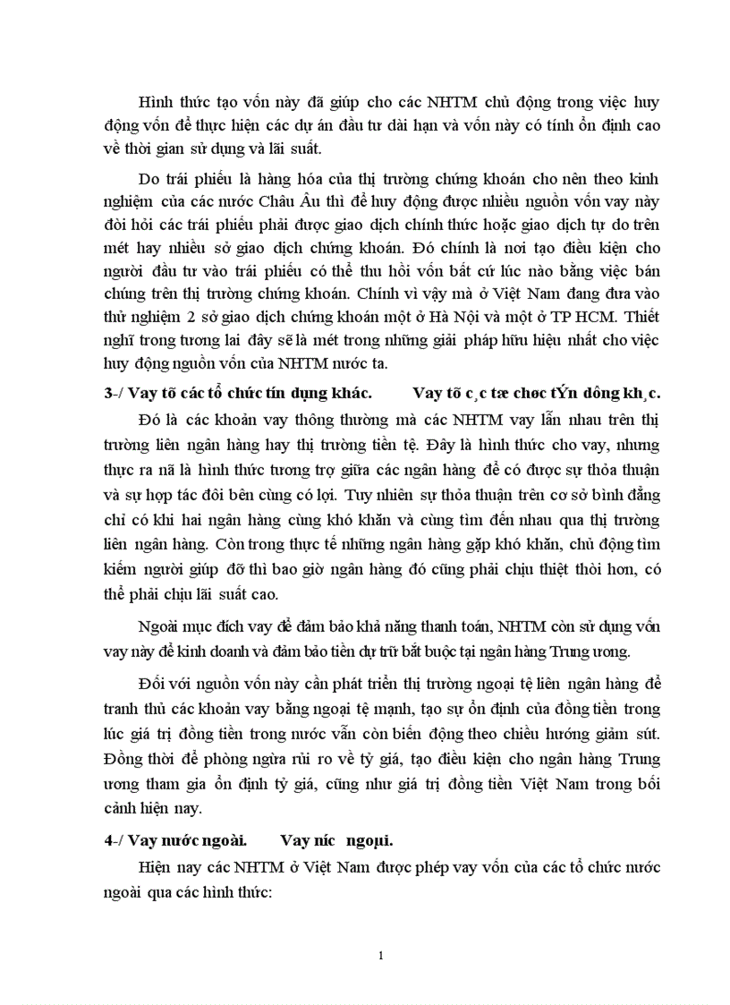 image for page Cân đối việc tạo lập và sử dụng nguồn vốn kinh doanh của NHTM ở Việt Nam
